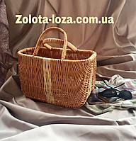 Сумка плетена з натуральної лози. 41х21х27. Арт: D3325