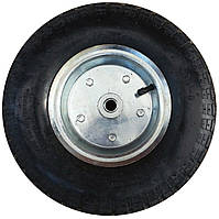 Колесо з металевим диском для тачки 13", вісь 16х90 мм