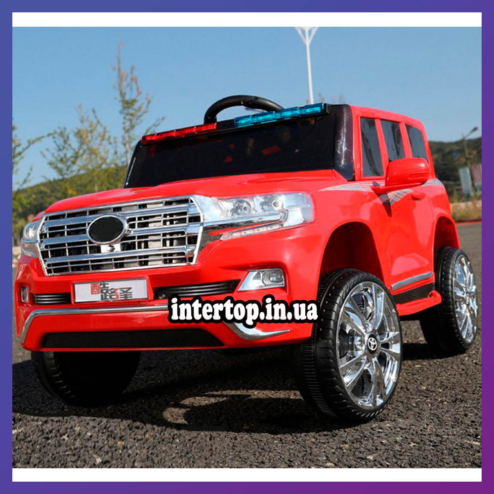 Дитячий електромобіль на акумуляторі Toyota T-7846 з пультом радіоуправління для дітей 3-8 років червоний