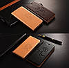 Чохол книжка з натуральної шкіри протиударний магнітний для Sony Xperia 10 I4113 "CLASIC", фото 8