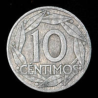 Монета Іспанії 10 сертично 1959 р.