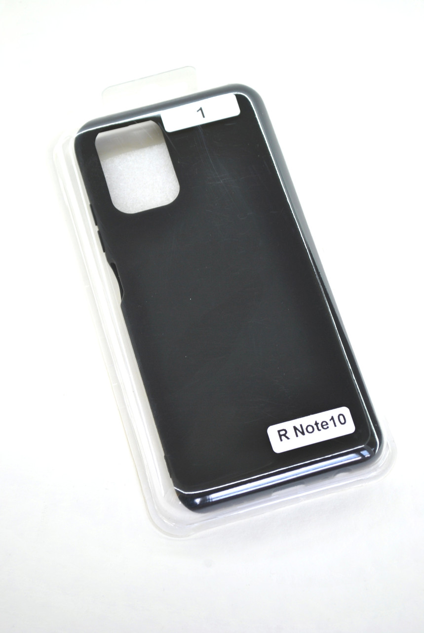 Чохол для телефону Xiaomi Redmi Note 10 / 10s Silicone Original FULL №1 Black (4you)