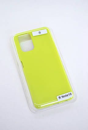 Чохол силіконовий для телефону Xiaomi Redmi Note 10 Pro/Pro Max Silicone Orig FULL №8 Yellow 4you, фото 1