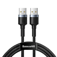 Кабель USB Type A - USB Type A BASEUS переходник ЮСБ - ЮСБ 3.0 папа - папа AM/AM 1м (черный)