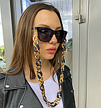 Ланцюжок для окулярів BLESTKA Black/Gold, фото 3