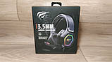 Навушники ігрові з мікрофоном і підсвіткою HAVIT HV-H659D GAMING, black, фото 11