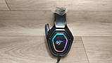 Навушники ігрові з мікрофоном і підсвіткою HAVIT HV-H659D GAMING, black, фото 9