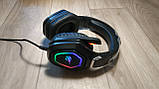 Навушники ігрові з мікрофоном і підсвіткою HAVIT HV-H659D GAMING, black, фото 5