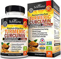 BioSchwartz Turmeric Curcumin with BioPerine 1500 mg 90 капсул