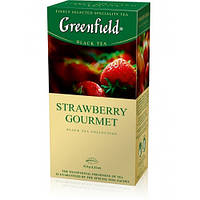 Чай у пакетиках чорний Greenfield Strawberry Gourmet 25 п.