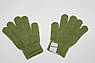 Дитячі весняні рукавички Хакі 1 - 12 років, фото 2