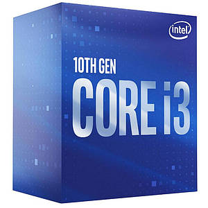 Процесор s1200 Intel Core i3-10100F 3.6-4.3GHz 4/8 6MB DDR4 2666 65W BOX новий