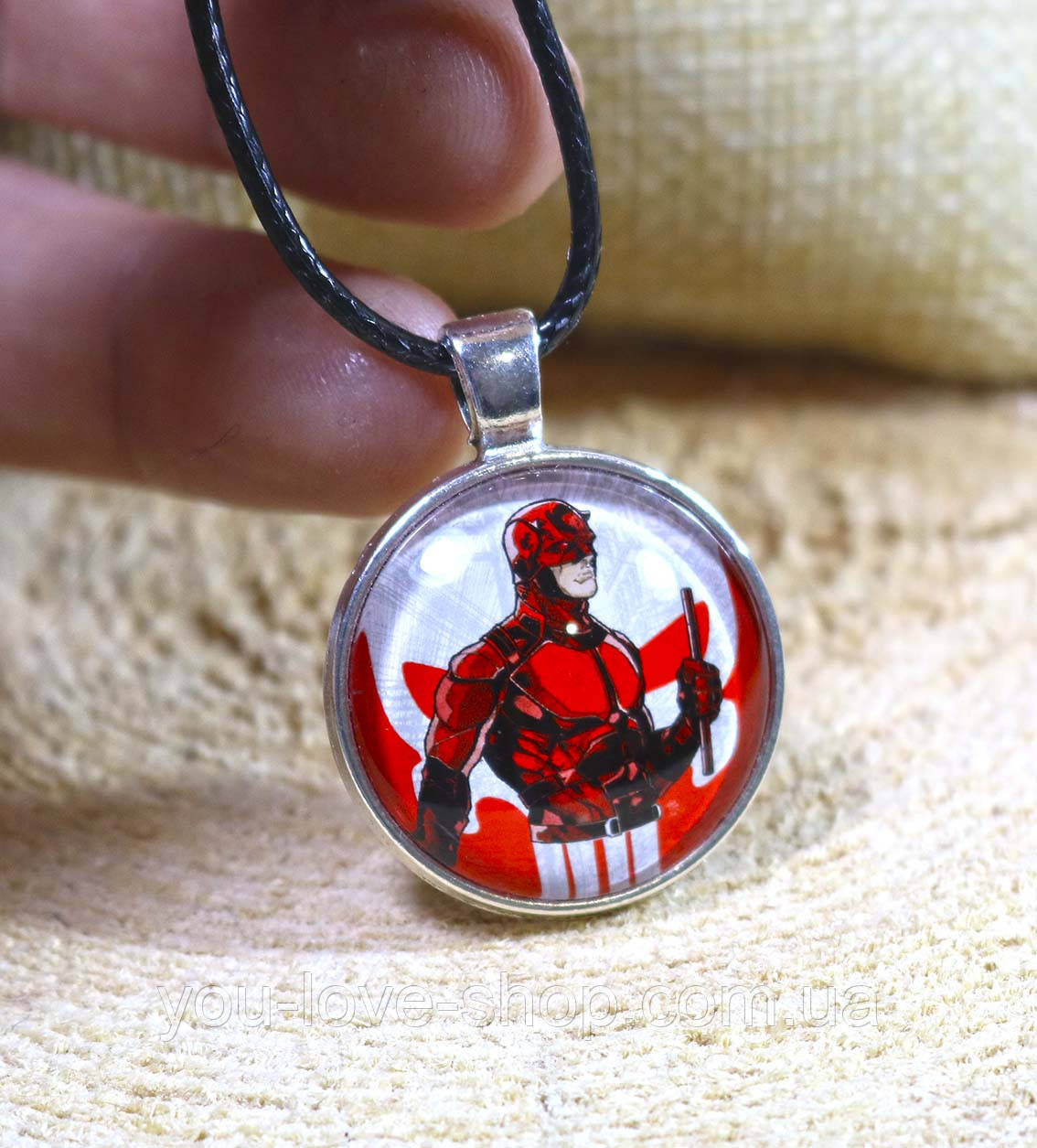 Кулон із зображенням Daredevil Шибайголова + Каратель Punisher