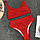 Купальник роздільний Casual трикотажний з топом і завищеною талією червоний, фото 7