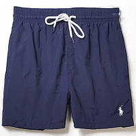 Чоловічі пляжні шорти (плавки) для купання Polo Ralph Lauren, колір темно-синій