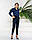 Костюм жіночий стильний (штани+блуза в тон), арт 600+601, блакитний, фото 5