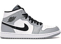 Кроссовки Nike Air Jordan 1 Mid Light Smoke Grey