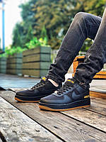 Кроссовки мужские Nike air force 1 GORE-TEX (найк аир форс) черные