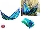 ОПТ Гамак тканинний мексиканський з поперечною планкою 40 см 80×200 см садовий із кріпленнями, фото 7