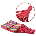 Тканинний гамак мексиканський 200х80 см, до 150 кг + Чохол-сумка/ Туристичний гамак підвісний/ Садовий гамак, фото 4