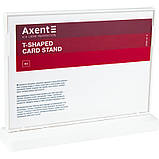 Табличка інформаційна Axent 6266-21-A, A5, горизонтальна, біла, фото 2