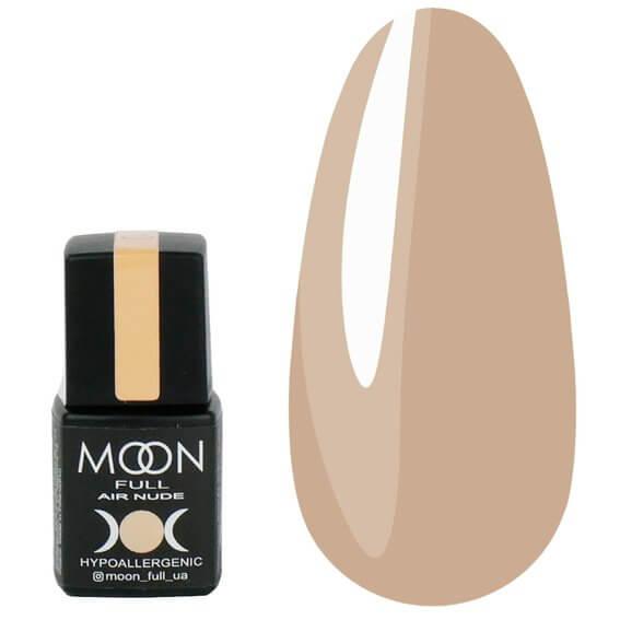 Гель-лак Moon Full Air Nude № 004 (білий напівпрозорий, белый полупрозрачный), 8 мл