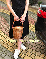 Сумка- кошик плетена з лози. Арт:D 3331