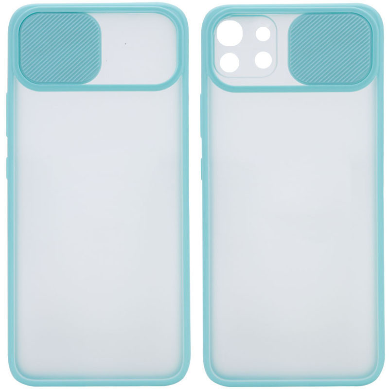 Чохол Camshield mate TPU зі шторкою для камери для Xiaomi Mi 11 Бірюзовий
