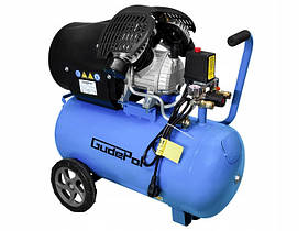 Компресор 2 х поршневий 50 л GudePol ! 354 л/хв - 2.23 кВт - 8 атм повітряний компресор