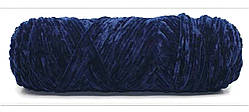 Нитки плюшеві пряжа для пластикової канви створення сумки іграшок своїми руками №19 темно-синій