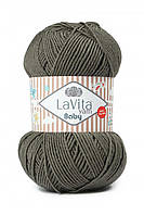 LaVita YARN BABY (Ярн Бейби) № 6002 темно-серый (Пряжа акрил, нитки для вязания)