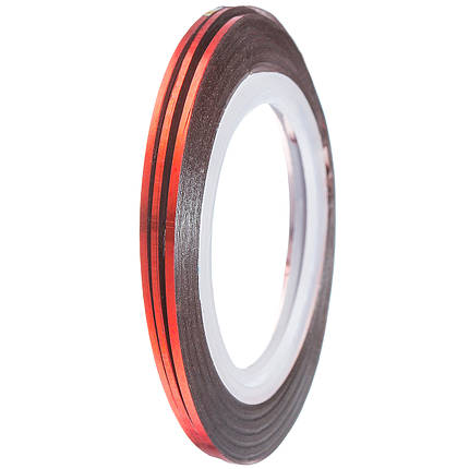 Стрічка-скотч для декору 1 мм, Т17 червоний, фото 1
