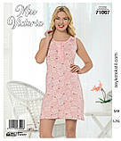 Нічна сорочка на гудзиках. Miss Victoria 71067, фото 2