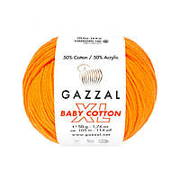 Пряжа Gazzal Baby Cotton XL 3416 жовток