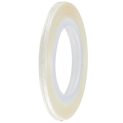 Стрічка-скотч для декору 1 мм, Т89 білий голограма, фото 1