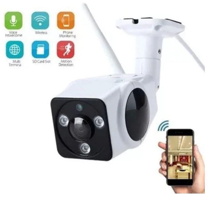 Відеокамера спостереження WIFI IP V380-K5-360-130W, фото 1