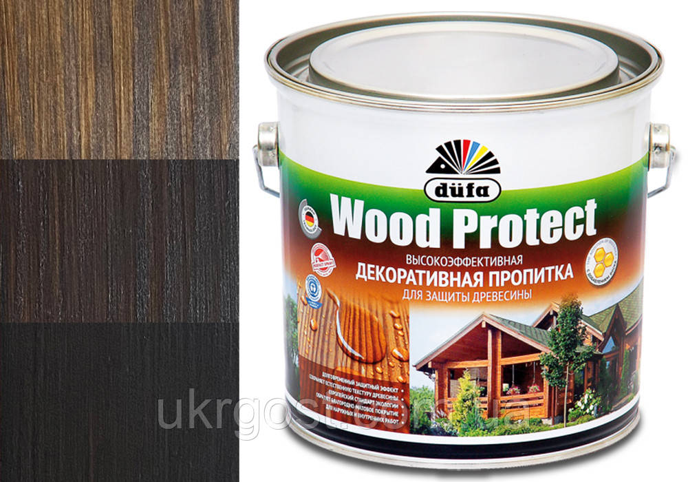 Просочення декоративне для дерева з воском Dufa Wood Protect Палісандр шовковистий глянець 0,75 л