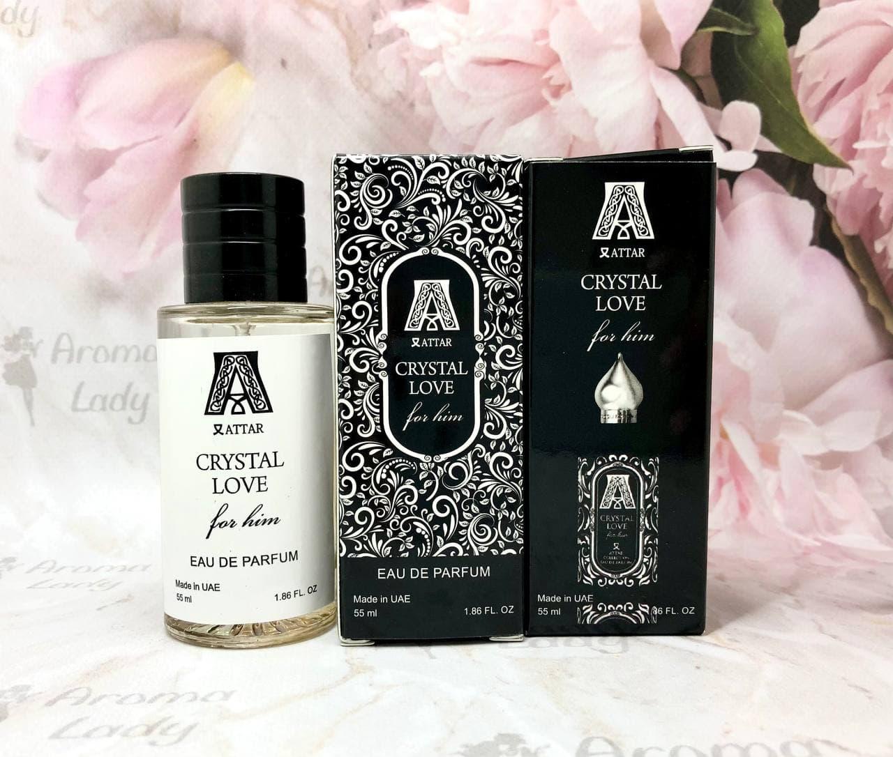 Парфумована вода чоловіча Attar Collection Crystal Love for Him (Аттар Колекшн Крістал Лав фо Хім) 55 мл, фото 1