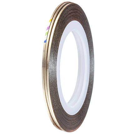 Стрічка-скотч для декору 1 мм, Т28 бронза, фото 1
