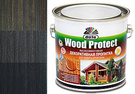Просочення декоративне для дерева з воском Dufa Wood Protect Венге шовковистий глянець 2,5 л