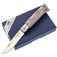 Ніж Opinel №8 VRI Laminated СІРИЙ