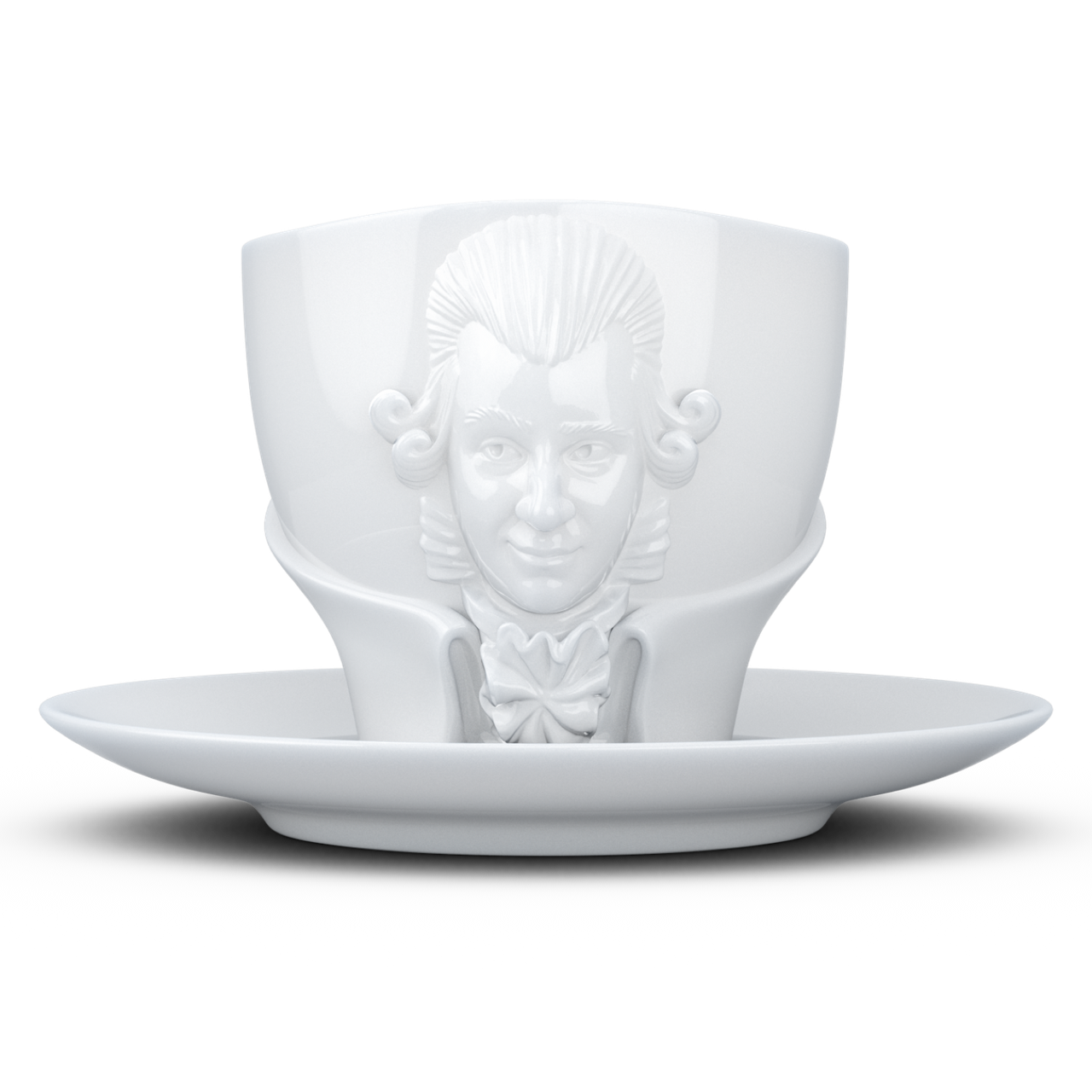 Чашка порцелянова з блюдцем 58products Tassen Wolfgang Amadeus Mozart 260 мл Tass 800201/TR