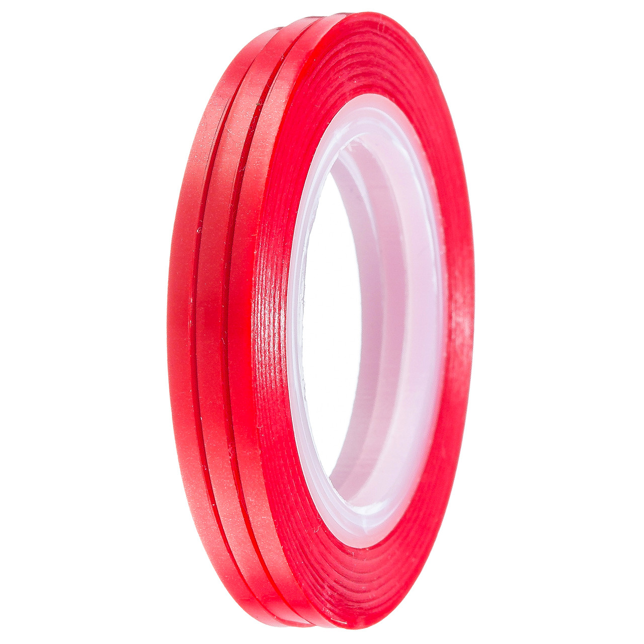 Стрічка-скотч для декору 2 мм, Т51 червоний матовий