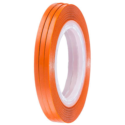 Стрічка-скотч для декору 2 мм, Т66 помаранчевий матовий, фото 1