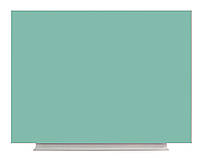 Цверная безрамная магнитно-маркерная доска Tetris Бирюзовый, 75 х 100 см