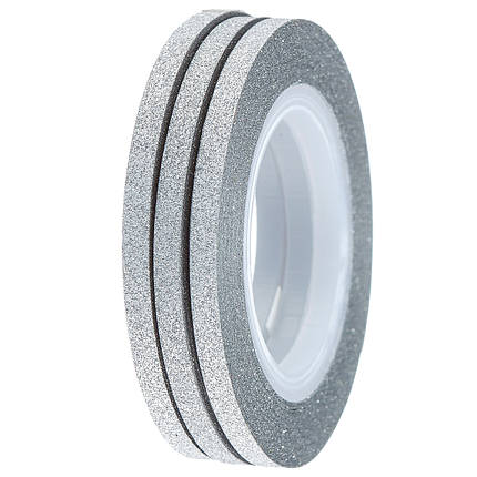 Стрічка-скотч для декору 3 мм, Т75 цукрова срібло, фото 1