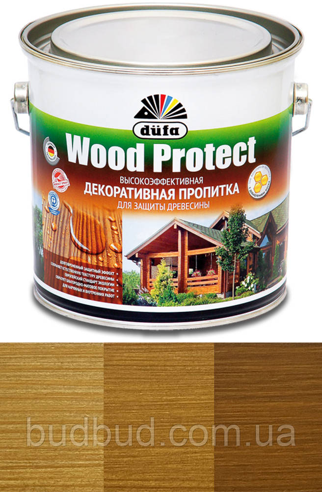 Декоративний засіб для дерева DE Wood Protect Dufa EXPERT 0.75 л, Дуб, Шовковисто-глянцевий