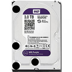 Жорсткий диск 3TB Western Digital WD30PURZ для відеоспостереження