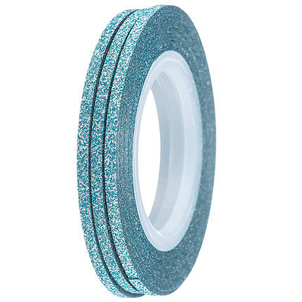 Стрічка-скотч для декору 2 мм, Т59 цукрова бірюза, фото 1