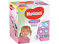 Подгузники-трусики Huggies Хаггис Pants для девочек 6 ( 60 шт / 15-25 кг)